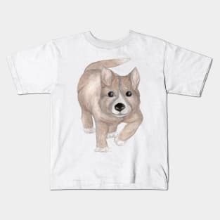 Dingo Puppy Run Kids T-Shirt